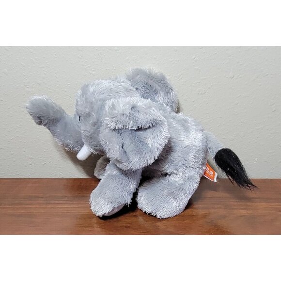 Wild Republic Gray Elephant Tusks Plush Stuffed Animal Toy 9" - Picture 2 of 6